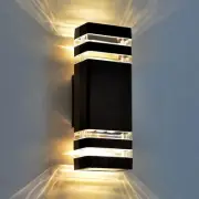 Outdoor Wall Light Fixture,Led Outdoor Lights Wall Mount,Up and Down Outdoor ...