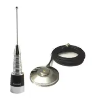 Antenna UHF 450-470MHz 3dBd Magnet Mount RG58 BNC for Mobile Radio NMO Spring