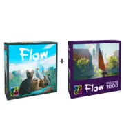 Flow Movie 2024 Board Game & 1000 Piece Puzzle "Boat" Set, Animated Film Latvia