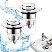 Sink Plugs, Pop up Sink Plugs with Drain Strainer Universal Bounce Core Drain Pl