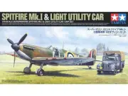 Tamiya - Supermarine Spitfire Mk.I & Light Utility Car 10Hp Tilly Set 1/48 252