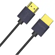Cruxtec Ultra Slim HDMI 2.1 Cable - 1m 48Gbps - Full Ultra HD (8K/60Hz & 4K/120Hz) [HX8K--01-BK]