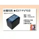 【亞洲數位商城】台灣世訊ET-FV70 副廠電池（相容SONY NP-FV70電池）
