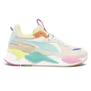 PUMA RsX Suede Multi Lace Up Mens Multi Sneakers Casual Shoes 39857501