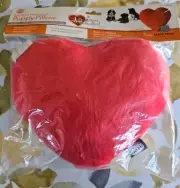 K&H Pet Products Mother's Heartbeat Plush Dog Heart Pillow Large Red 10" x 8" x