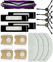 Vacuum Cleaner Accessories Vacuum Cleaner Parts-Main-Side-Brush-Hepa-Filter-Mop-Cloth-Dust-Bag，Compatible for Midea-S8-S8+-Plus Cleaning Accessories Cleaning Accessories