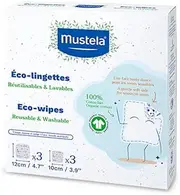 Mustela Reusable & Washable Eco-Wipes 6-Pieces