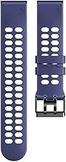 [MGTCAR] For Garmin 22mm 26mm Silicone Watch Strap Double Holes Quick Release Wristband Bracelet For Fenix5 5X 5X Plus 6 6X 7 7X Strap