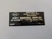 Retro Mining Sticker - Stott Industrial Supples