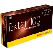 Kodak Film Ektar 100 Color Negative Film (120 Roll Film, 5-Pack)