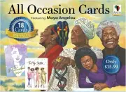 African American Expressions All Occasion Cards 18 Assortment NEW Maya Angelou