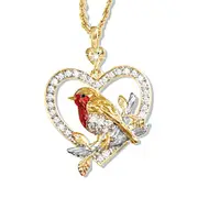 Jewel Of Nature Robin Pendant