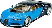 Welly Bugatti Chiron Coupe Blue 2016 1/24 Metal Model Car Die Cast New in Box