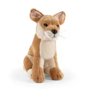 Living Nature 25cm Dingo Wild Dog Animal Plush Cuddly Doll Kids Stuffed Toy 0m+
