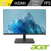 在飛比找momo購物網優惠-【Acer 宏碁】CB271 27型 IPS 薄逼框影音螢幕