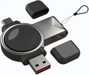 [Danmus] Portable Watch Charger for Samsung Galaxy Watch 5 & 4 Series - USB C & USB A Watch Charger, Magnetic Wireless Charger for Galaxy Watch 4/4 Classic/3/Galaxy Active 2 (with Lanyard)