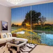 Wonderful Wild Scenery 3D Blockout Photo Print Curtain Fabric Curtains Window