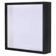 Shadow Box Frame Wooden Pressed Flower Frame Floating (Black 10x10")