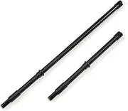 Metal Rear Axle Drive Shaft Replacement for Axial RBX10 1/10 Remote Control Car Upgrade Accessories Parts Black, 1 Pair