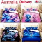Disney Lilo & Stitch Quilt Duvet Doona Cover Bedding Set Single Double Queen