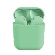 Bluetooth Earphone 5.0 HIFI Wireless Headphons Sport Earbuds Headset Touch Control With Charging Box For Smartphone Green