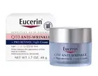 Eucerin Q10 Anti-Wrinkle Face Night Cream, Unscented 1.7 Ounce