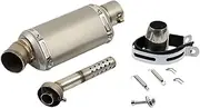 Tailpipe Muffler 51mm Universal Motorcycle Yoshimura Exhaust Muffler 310 370 440 Mm Pipe 100cc-1000cc Scooter For Fz6 Pcx125 Muffler exhaust tip(Type C1 with sticker)
