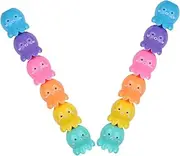 HOMSFOU 2 Sets Kawaii Octopus Highlighter Pens Set of Cute Stackable Pastel Color Markers for Students Effortless Writing Easy Highlighting Decorative Stationery for School
