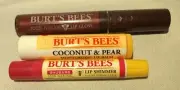 Burt’s Bee’s Trio Of Lip Balms New Sealed