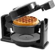 Elite Gourmet EWM460 Nonstick Rotating Flip Belgian Waffle Maker, 1.25-Inch Thic