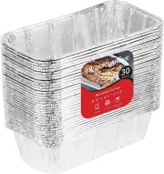 Aluminum Pans Bread Loaf Pans (30 Pack) 8X4 Aluminum Loaf Pan - 2 Lb Bread
