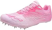 [ZHENSI] Track and Field Spikes Shoes Sprint Jumping Sneakers Men Women Kids Running Shoes Lightweight Breathable Racing Shoes