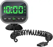 BT Car Adapter | Portable Car Fm Transmitter,Auto Electronics, Mp3 Player Transmitters, Speed Detector for Women Men Automobile Electric Vehicles