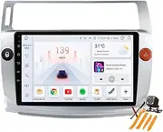 [YLOXFW] Car Stereo Android 13.0 Radio for Citroen C4 C-Triomphe C-Quatre 2004-2014 GPS Sat Navigation 9''DVD Multimedia Video Player FM BT Receiver with Carplay 4G 5G WiFi DSP SWC,Y200s