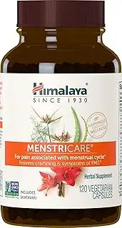 Himalaya MenstriCare for PMS, Menstrual Cramp Relief and Women's Health, 800 mg, 120 Capsules, 1 Month Supply