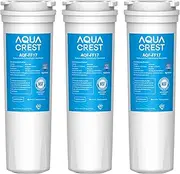 AQUACREST 836848 Refrigerator Water Filter, Replacement for Fisher & Paykel 836848, 836860, E522B, PS2067635, RF90A180DU, EFF-6017A, E402B, E442B, SUPCO WF296, RF135B, RF170A, RF201A (3 Pack)