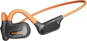 [truefree] Open Ear Headphones, Air Conduction Bluetooth 5.3 Wireless Earbuds for Sports, Four Microphones Clear Calls, 15 Hours of Playtime, 16.2mm Enhanced Bass, Multipoint Connection, (Black)