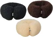 PLAFOPE 6Pcs Nylon Hair Bun Makers for Easy Chignon Styling Durable Hair Bun Shaping for Women and Barbershop Use