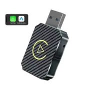 Mini Wireless Carplay & Android Auto Adapter Plug & Play Low Latency Converts