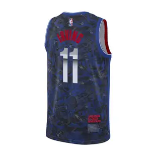 Nike 球衣 Kyrie Irving NBA Jersey 藍 紅 厄文 布魯克林 【ACS】 DA6959-495