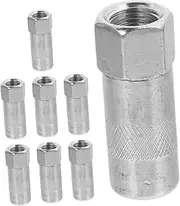 iplusmile 8pcs Replacement Grease Nozzle Tips Sturdy Metal Grease Coupler for Precise Easy to Clean Leak Design