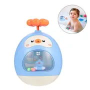 Nevenka Bathtime Fountain Fun Toys for Kids Ages 1-6 Amphibious Tumbler Water Toy-Blue