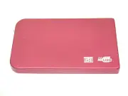 NEW Red 2.5" SATA USB 2.0 Laptop Hard Drive HDD Enclosure External Case