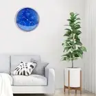 Thermometer Barometer Hygrometer 3 In 1 All Season Wall Hanging Blue 180mm