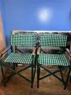 Two (2) Vintage 1996 (NEW IN BOX)Great Land-Deluxe Folding Director’s Chairs