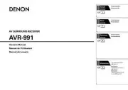 Denon AVR-991 Receiver Amplifier Owners Manual