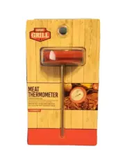 Expert Grill Meat and Poultry Large Dial Red Silicone Thermometer NEW