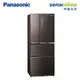 Panasonic 610L雙科技無邊框玻璃四門電冰箱 曜石棕NR-D611XGS-T
