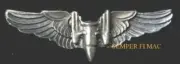 AERIAL GUNNER WING MINI LAPEL HAT PIN UP US ARMY CORPS VETERAN AIR FORCE WOW