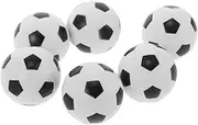 BRIGHTFUFU 6Pcs Mini Soccer Ball Soft PU Squeeze Balls for Party Favors Lightweight and Playthings for Fun and Relaxation